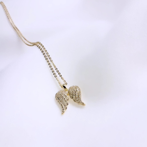 Cupid wings necklace