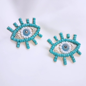 Eyes allover earrings