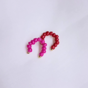Pinkish ear cuffs set