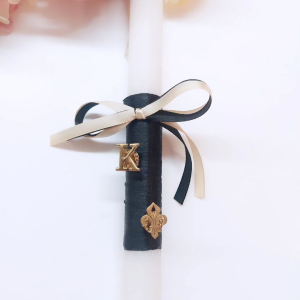 Αρωματική λαμπάδα με μονόγραμμα