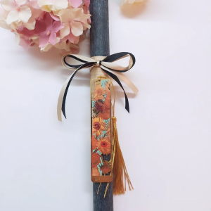 Αρωματική λαμπάδα με μεταλλικό σελιδοδείκτη